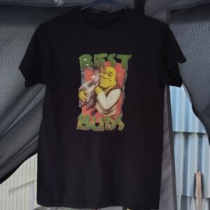 Black 'Best Buds' Graphic Tee